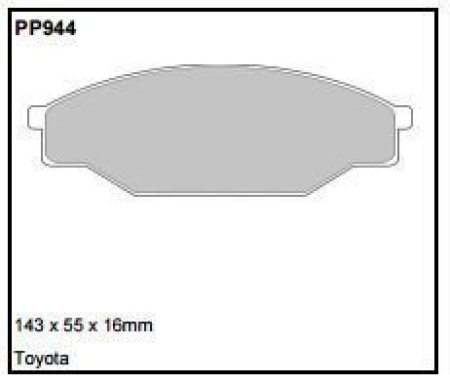 Black Diamond PP944 predator pad brake pad kit PP944