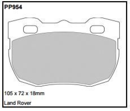 Black Diamond PP954 predator pad brake pad kit PP954