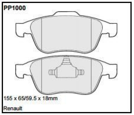 Black Diamond PP1000 predator pad brake pad kit PP1000