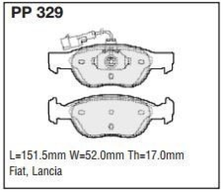 Black Diamond PP329 predator pad brake pad kit PP329