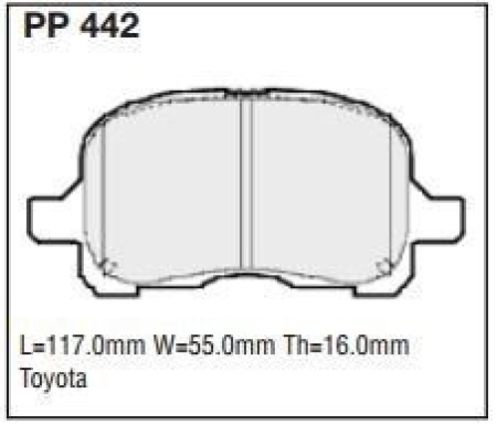 Black Diamond PP442 predator pad brake pad kit PP442