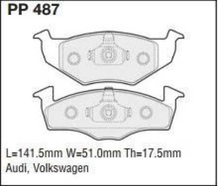 Black Diamond PP487 predator pad brake pad kit PP487