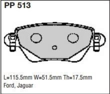 Black Diamond PP513 predator pad brake pad kit PP513