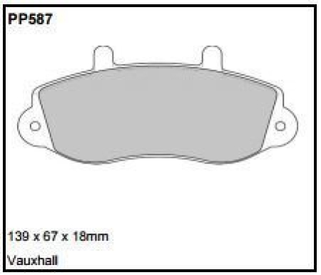 Black Diamond PP587 predator pad brake pad kit PP587