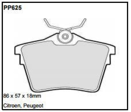 Black Diamond PP625 predator pad brake pad kit PP625