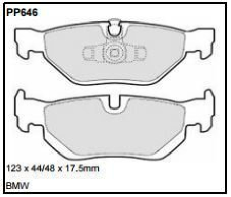 Black Diamond PP646 predator pad brake pad kit PP646