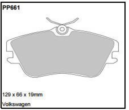 Black Diamond PP661 predator pad brake pad kit PP661