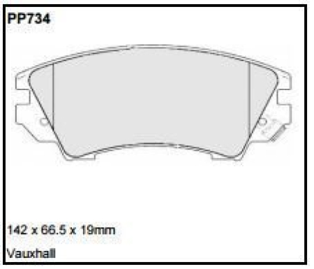 Black Diamond PP734 predator pad brake pad kit PP734