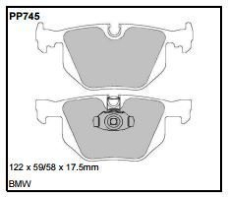 Black Diamond PP745 predator pad brake pad kit PP745