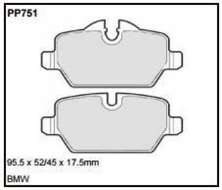 Black Diamond PP751 predator pad brake pad kit PP751