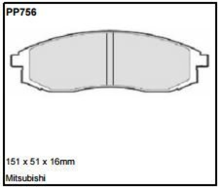 Black Diamond PP756 predator pad brake pad kit PP756