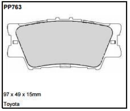 Black Diamond PP763 predator pad brake pad kit PP763