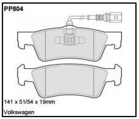 Black Diamond PP804 predator pad brake pad kit PP804