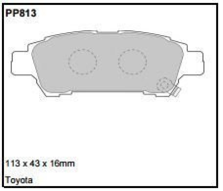 Black Diamond PP813 predator pad brake pad kit PP813