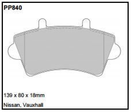 Black Diamond PP840 predator pad brake pad kit PP840