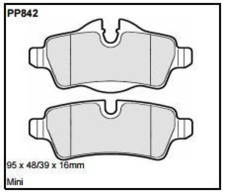 Black Diamond PP842 predator pad brake pad kit PP842