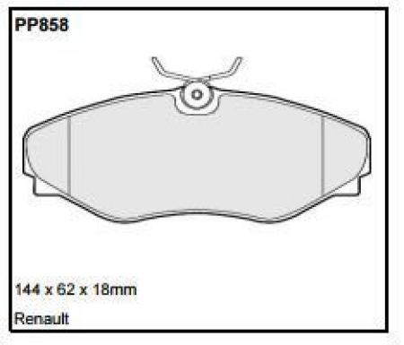 Black Diamond PP858 predator pad brake pad kit PP858