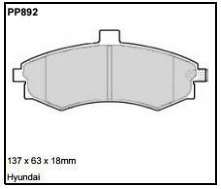 Black Diamond PP892 predator pad brake pad kit PP892