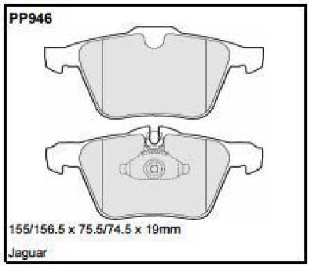 Black Diamond PP946 predator pad brake pad kit PP946