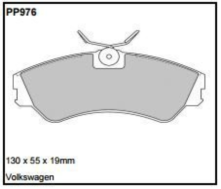 Black Diamond PP976 predator pad brake pad kit PP976