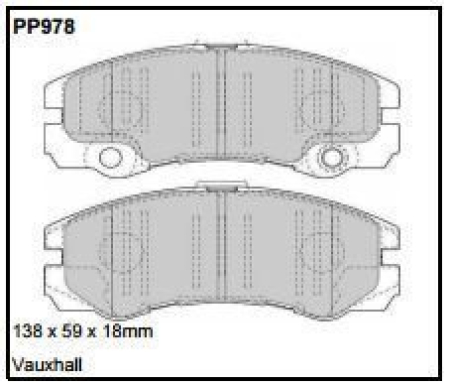 Black Diamond PP978 predator pad brake pad kit PP978