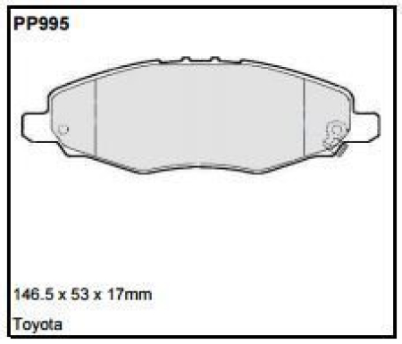 Black Diamond PP995 predator pad brake pad kit PP995