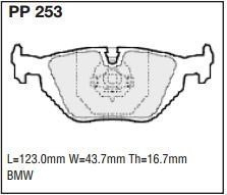 Black Diamond PP253 predator pad brake pad kit PP253