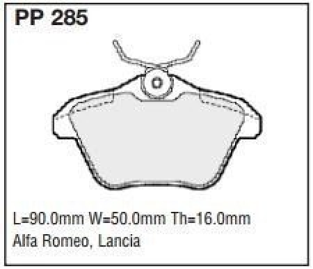 Black Diamond PP285 predator pad brake pad kit PP285