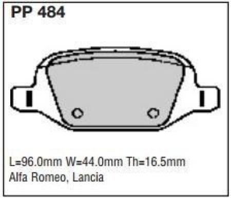 Black Diamond PP484 predator pad brake pad kit PP484