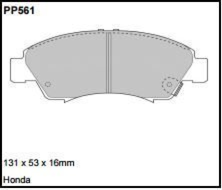 Black Diamond PP561 predator pad brake pad kit PP561