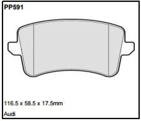 Black Diamond PP591 predator pad brake pad kit PP591