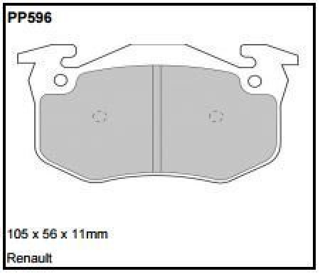 Black Diamond PP596 predator pad brake pad kit PP596