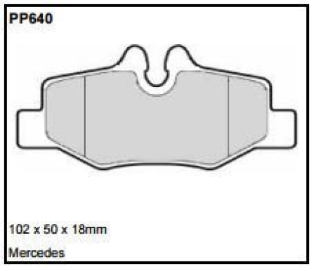 Black Diamond PP640 predator pad brake pad kit PP640