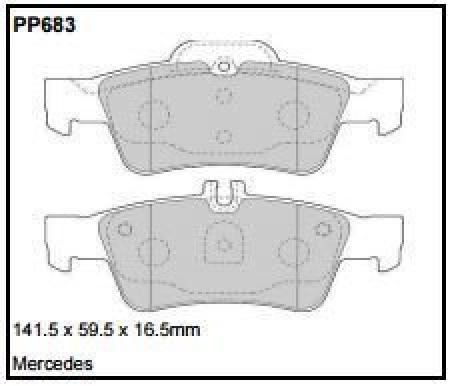 Black Diamond PP683 predator pad brake pad kit PP683