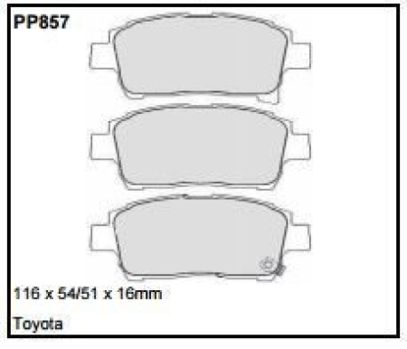 Black Diamond PP857 predator pad brake pad kit PP857