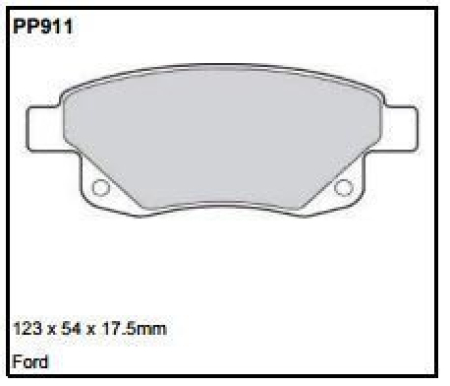 Black Diamond PP911 predator pad brake pad kit PP911