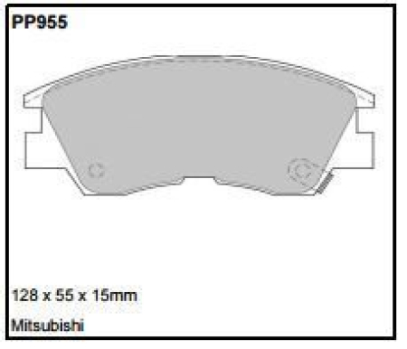 Black Diamond PP955 predator pad brake pad kit PP955