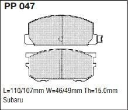 Black Diamond PP047 predator pad brake pad kit PP047