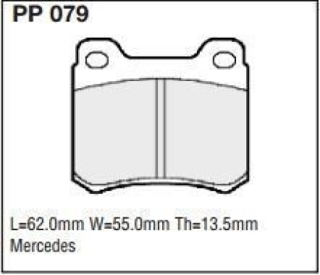 Black Diamond PP079 predator pad brake pad kit PP079