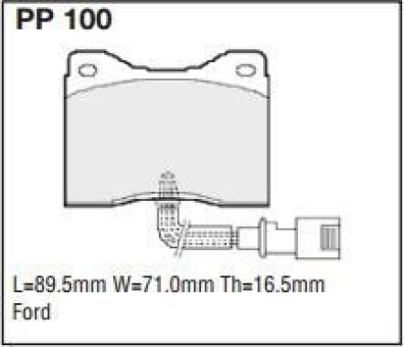 Black Diamond PP100 predator pad brake pad kit PP100