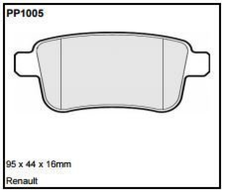 Black Diamond PP1005 predator pad brake pad kit PP1005