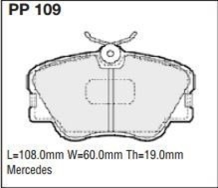 Black Diamond PP109 predator pad brake pad kit PP109