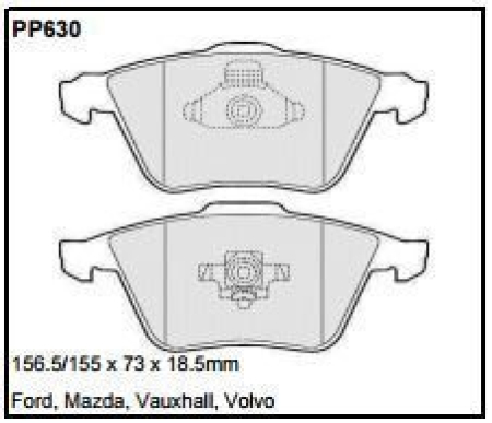 Black Diamond PP630 predator pad brake pad kit PP630