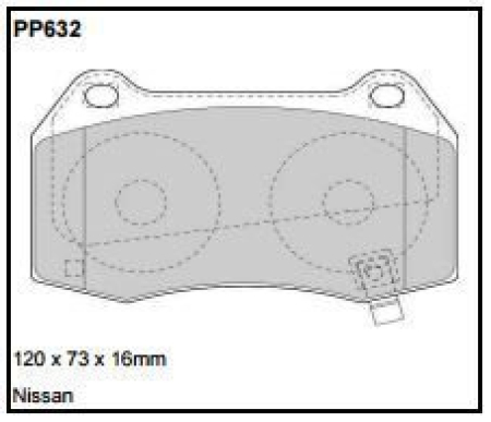 Black Diamond PP632 predator pad brake pad kit PP632