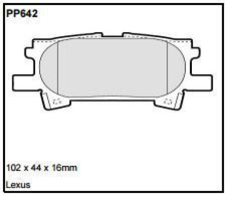 Black Diamond PP642 predator pad brake pad kit PP642