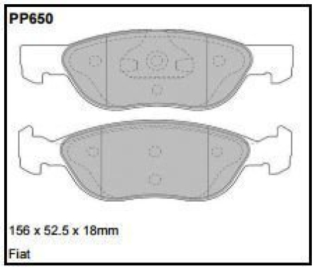 Black Diamond PP650 predator pad brake pad kit PP650