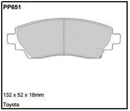 Black Diamond PP651 predator pad brake pad kit PP651