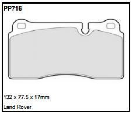 Black Diamond PP716 predator pad brake pad kit PP716