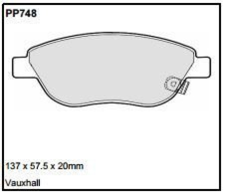 Black Diamond PP748 predator pad brake pad kit PP748