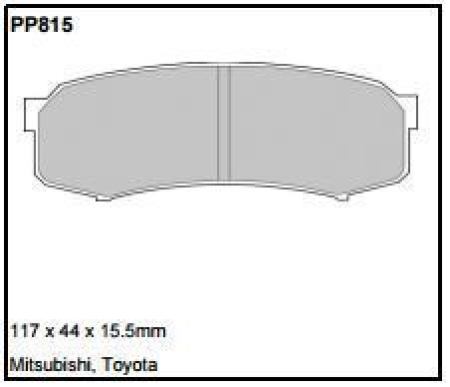 Black Diamond PP815 predator pad brake pad kit PP815